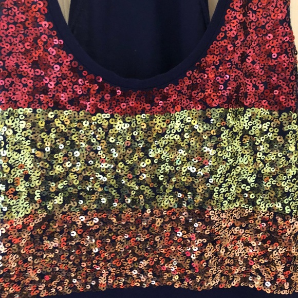 Express Racerback Sequin Tank - Picture 3 of 4